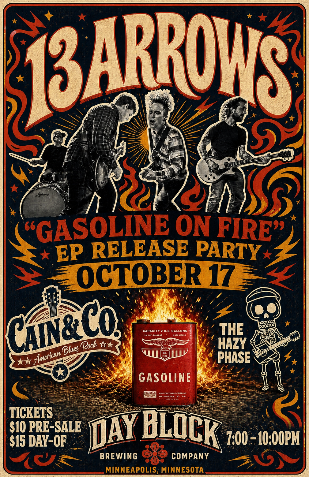 Day Block Brewing: 13 Arrows ( EP Release Show ) | Cain & Co. | The Hazy Phase