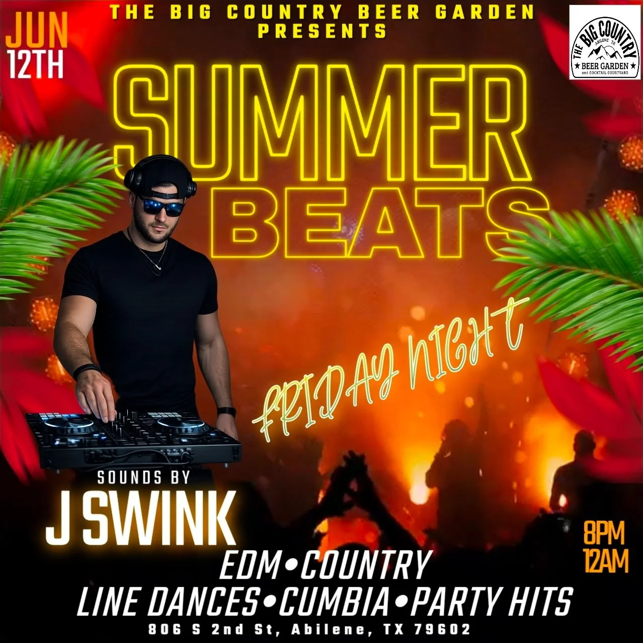 SUMMER BEATS WITH J SWINK | Abilene, TX