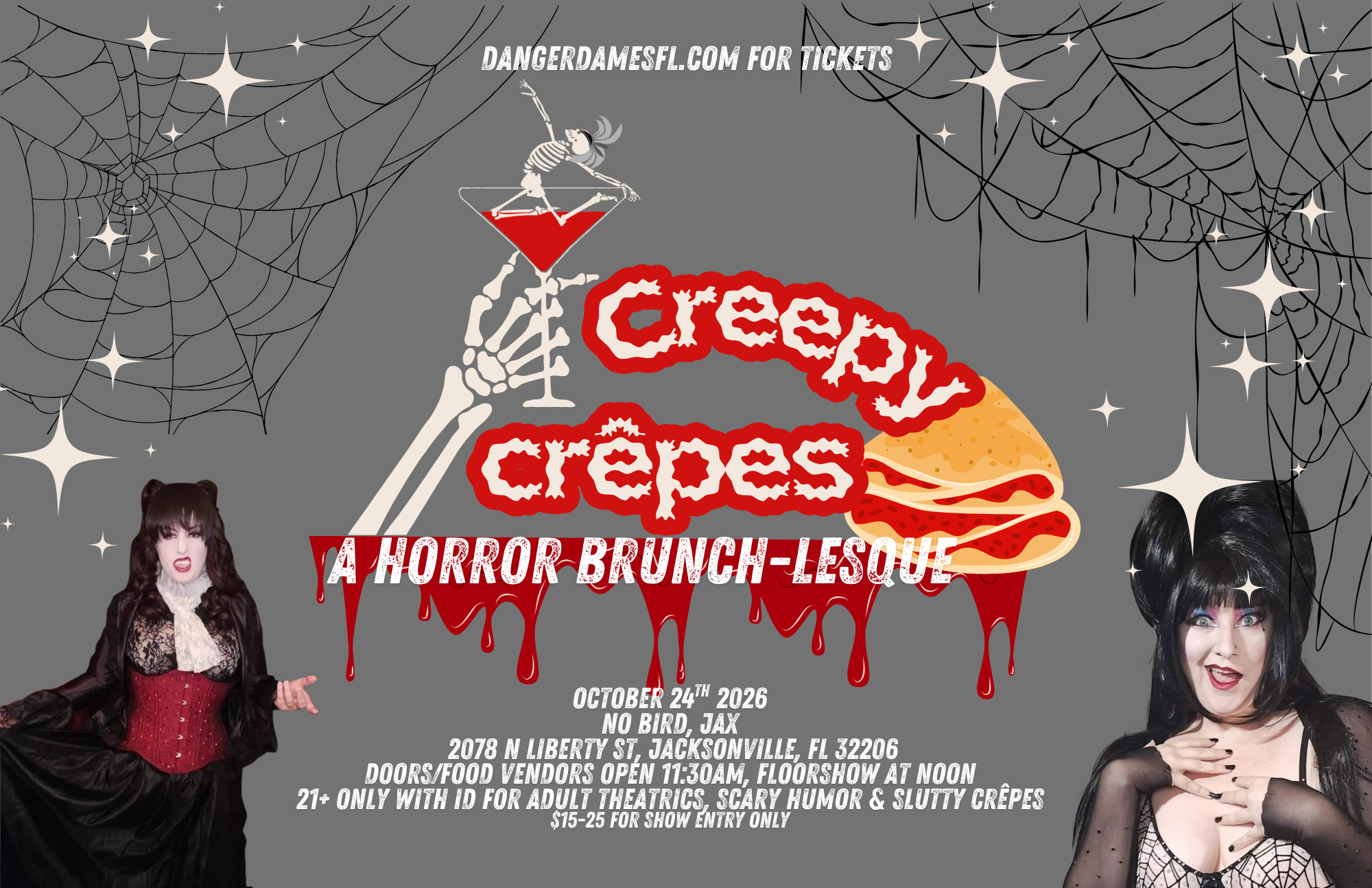 Creepy Crepes, a Horror Brunch-lesque