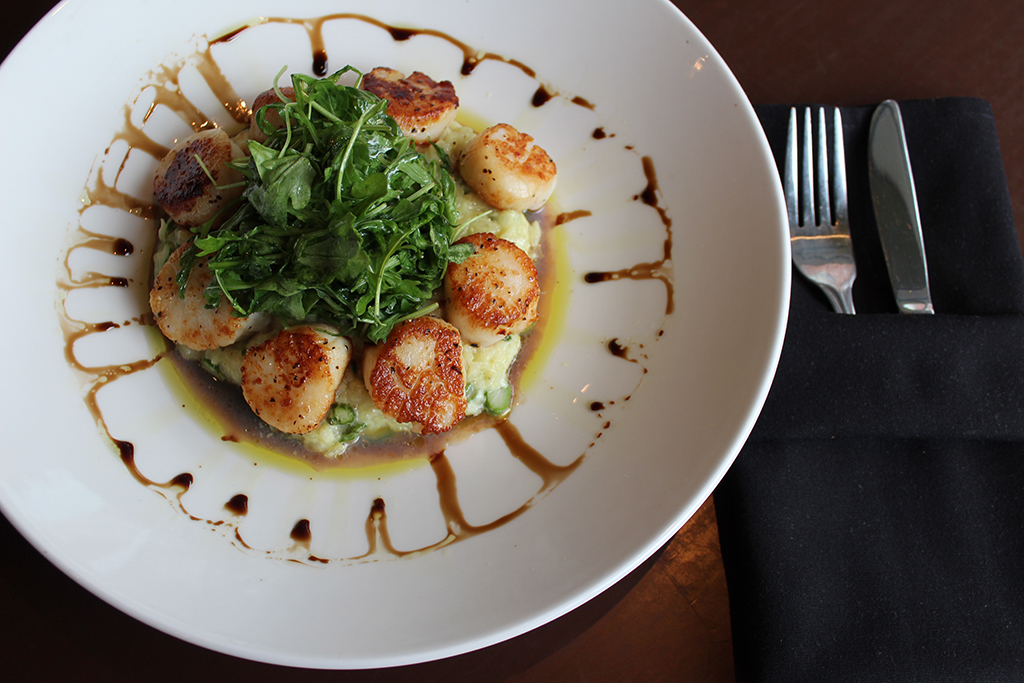 Scallops from Houlihan's.