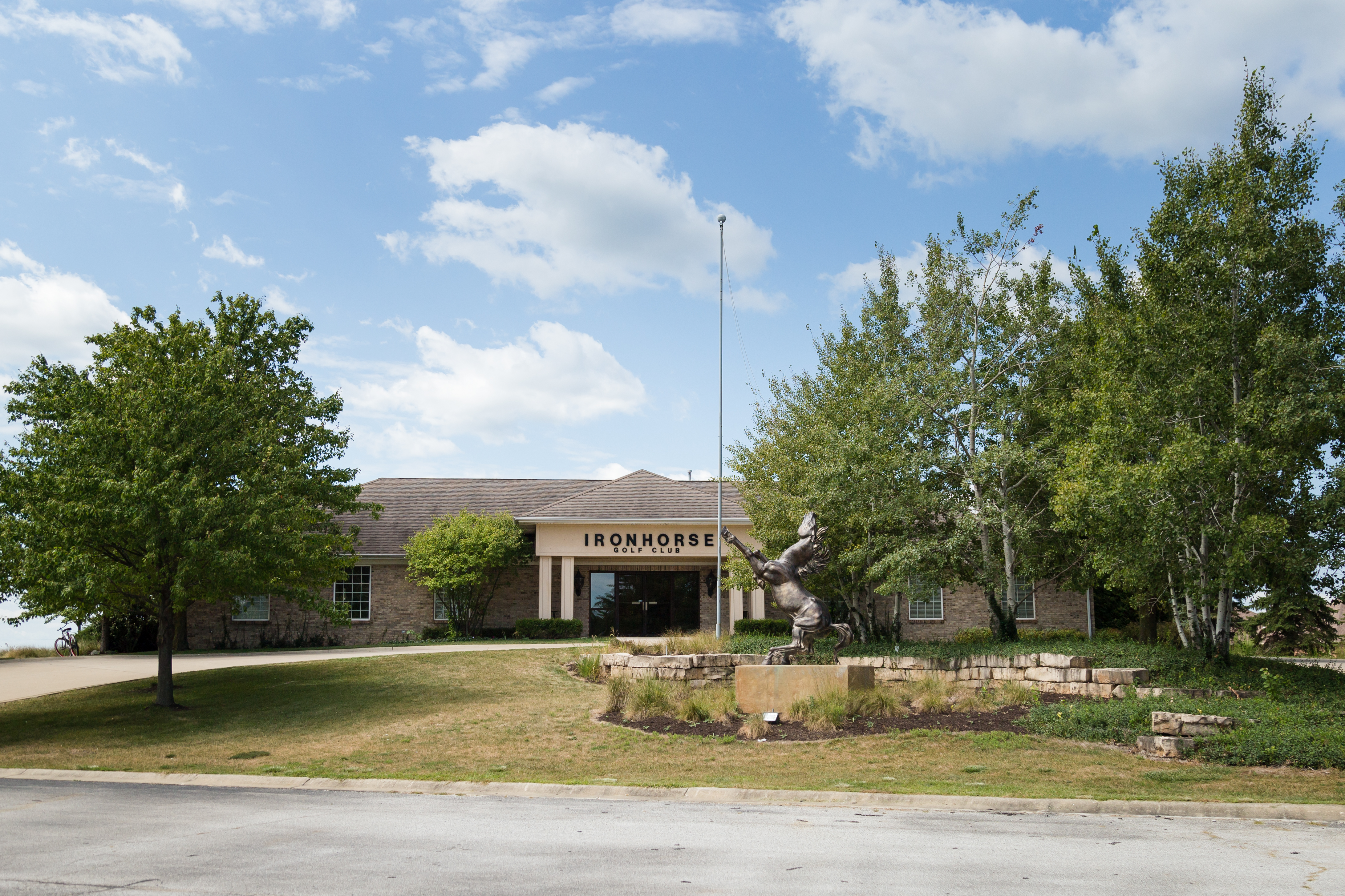 Exterior of Ironhorse Grill.