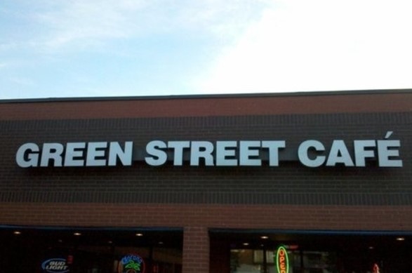 Exterior of Green Street Cafe.