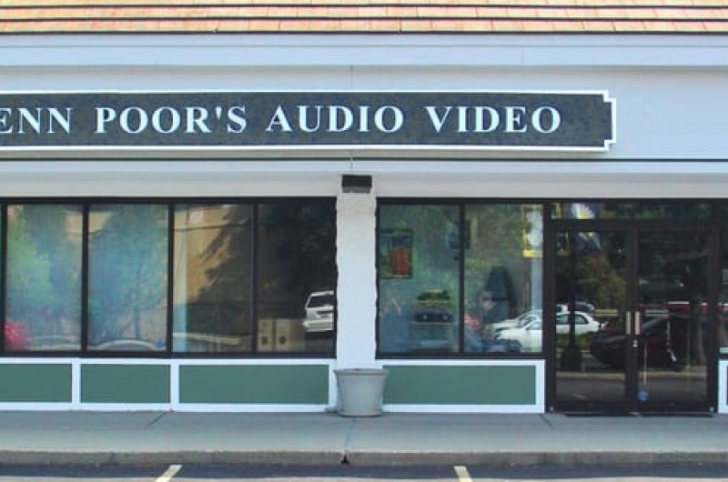 Exterior of Glen Poor's Audio Video.