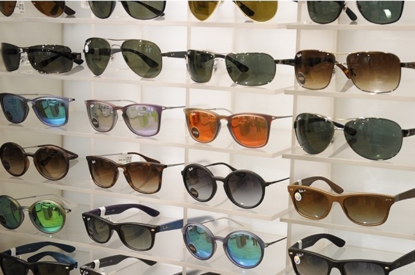 Sunglasses from Sunglasses Hut located inside of Marketplace Mall.