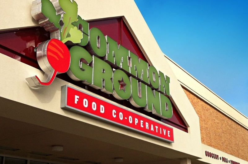 Exterior of Common Ground Food Co-op in Urbana.