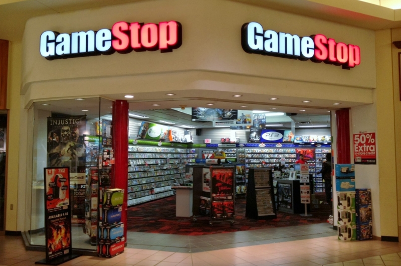 Storefront of Gamestop.