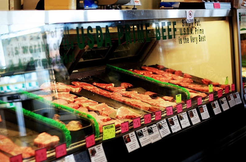 Meats from Old Time Meat and Deli.