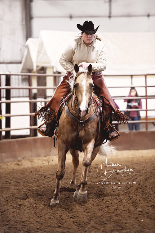 Girl riding a horse at Gordyville.