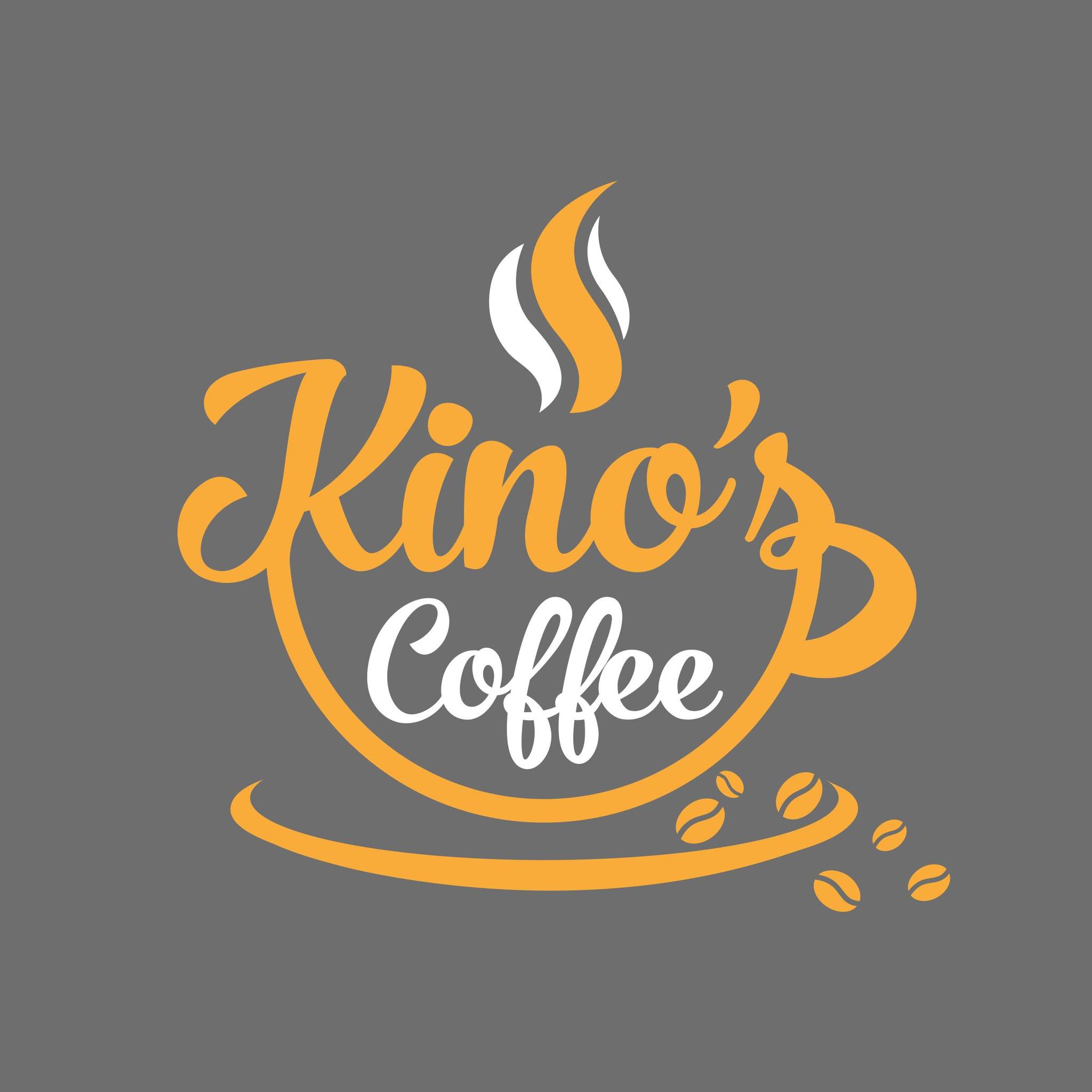 Logo for Kino's Coffee.