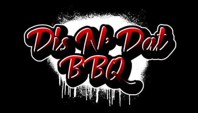 Dis N' Dat BBQ logo.