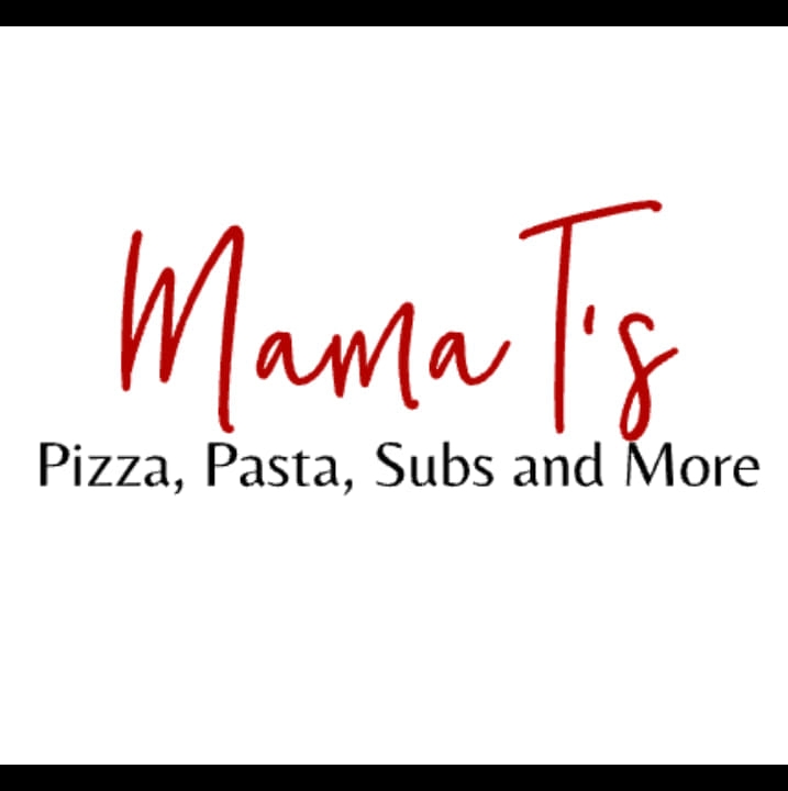 Logo for Mama T's Pizza, Pasta, Subs & More.