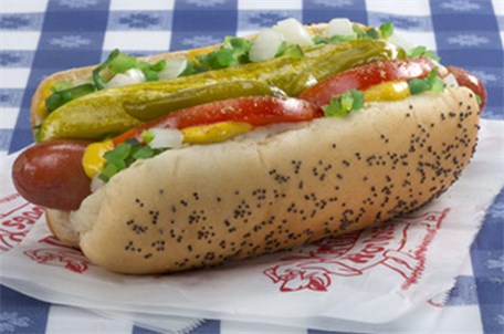 Hot dog from Portillo's.