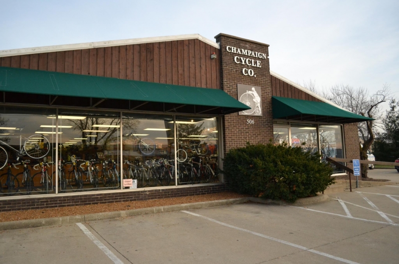 Exterior of Champaign Cycle.