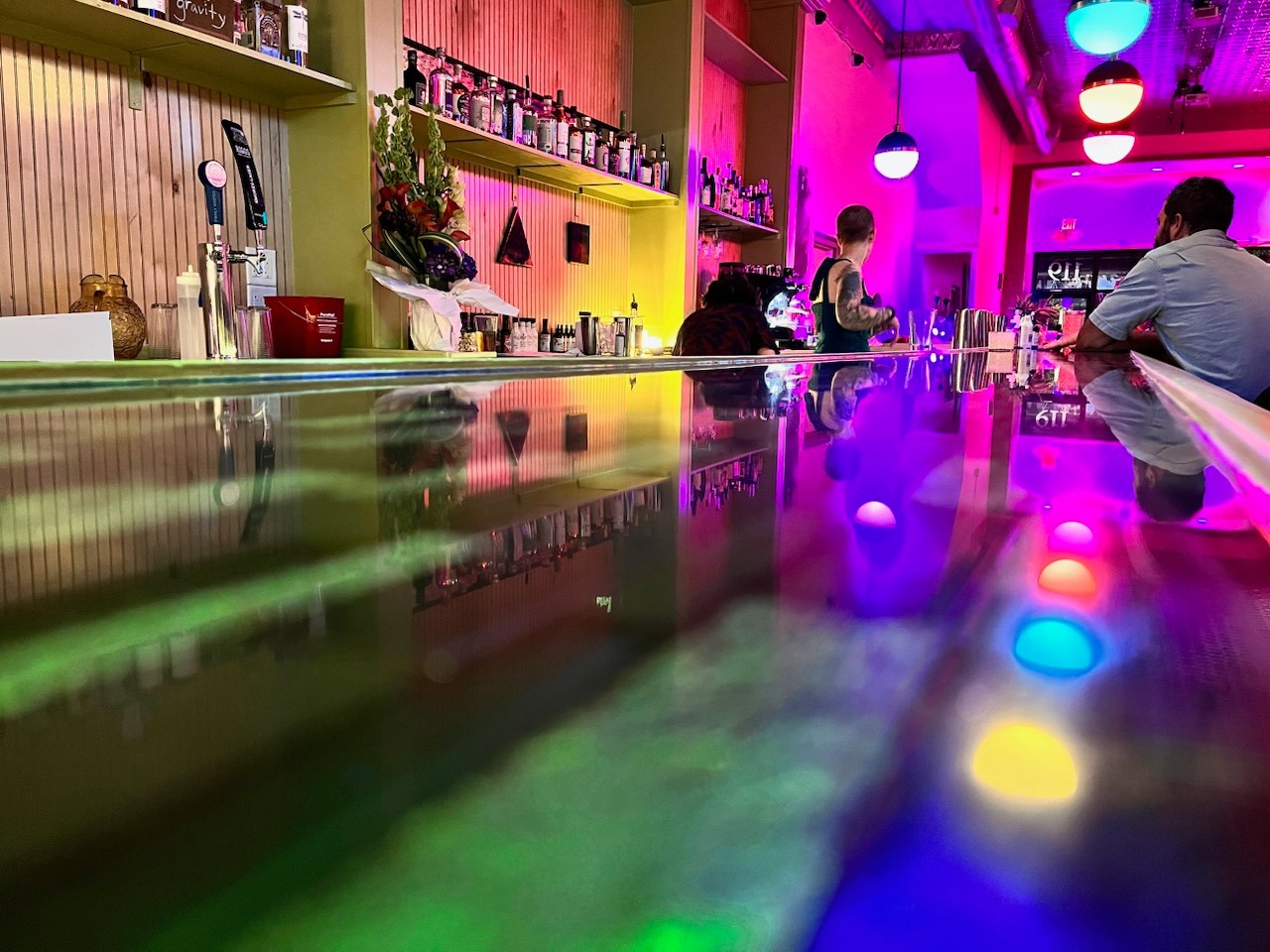 Bar at Gallery Art Bar.