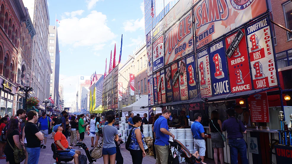 Ottawa Ribfest on Sparks Street