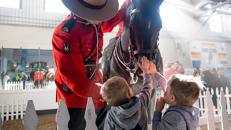 RCMP Musical Ride Stables Open House