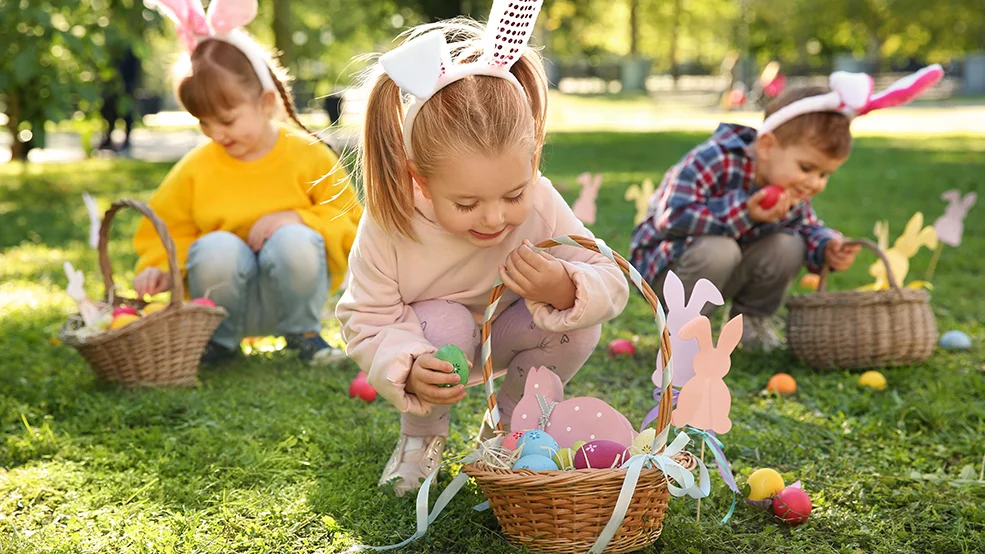 Easter Egg Hunt at Valleyview Little Animal Farm