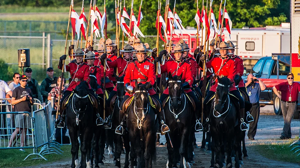 RCMP Musical Ride Sunset Ceremonies