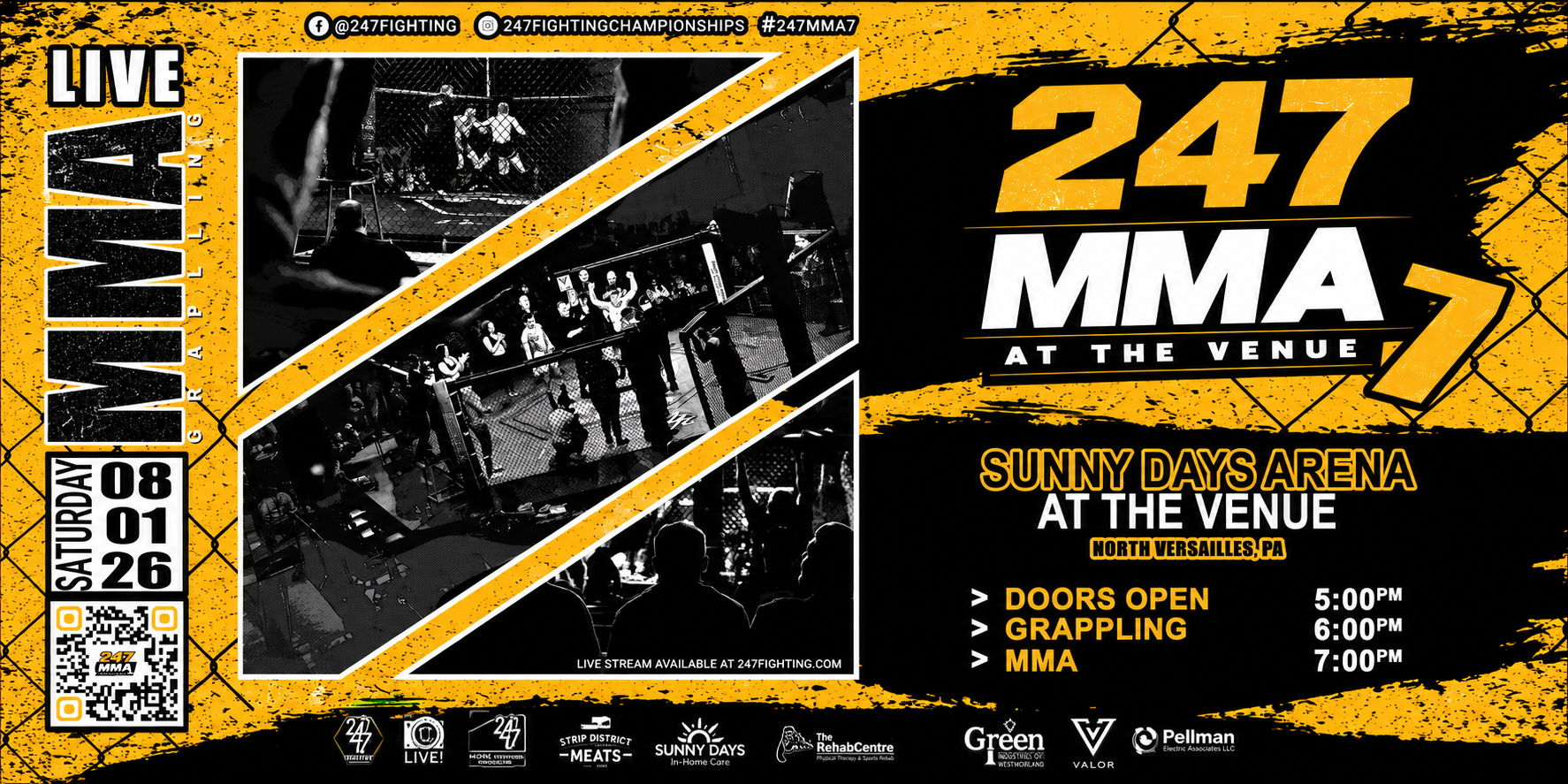 247 MMA at the Venue 7: Live Fights at Sunny Days Arena