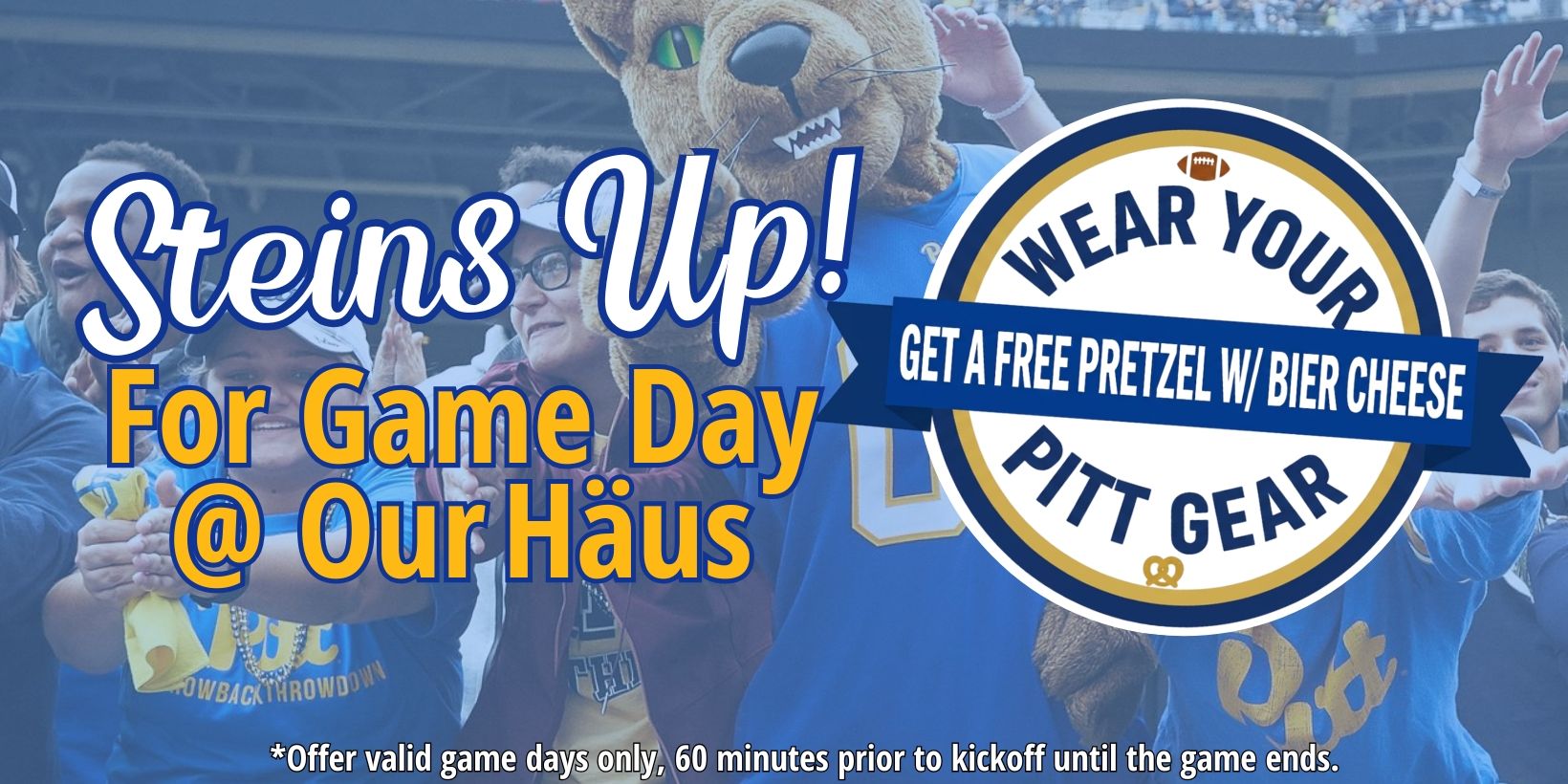 Cheer On The Panthers @ Our Haus!