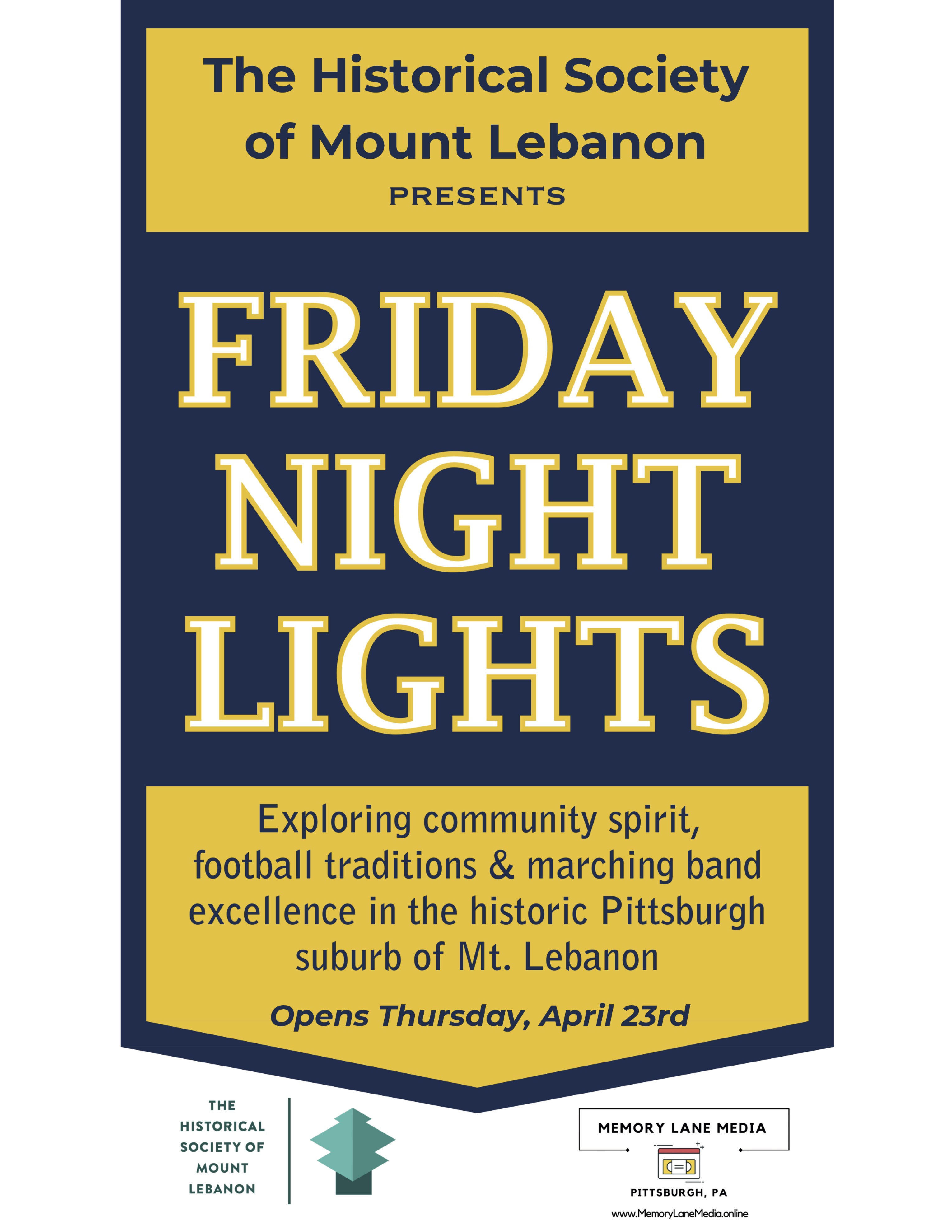 Friday Night Lights: A New Exhibit at the Historical Society of Mount Lebanon