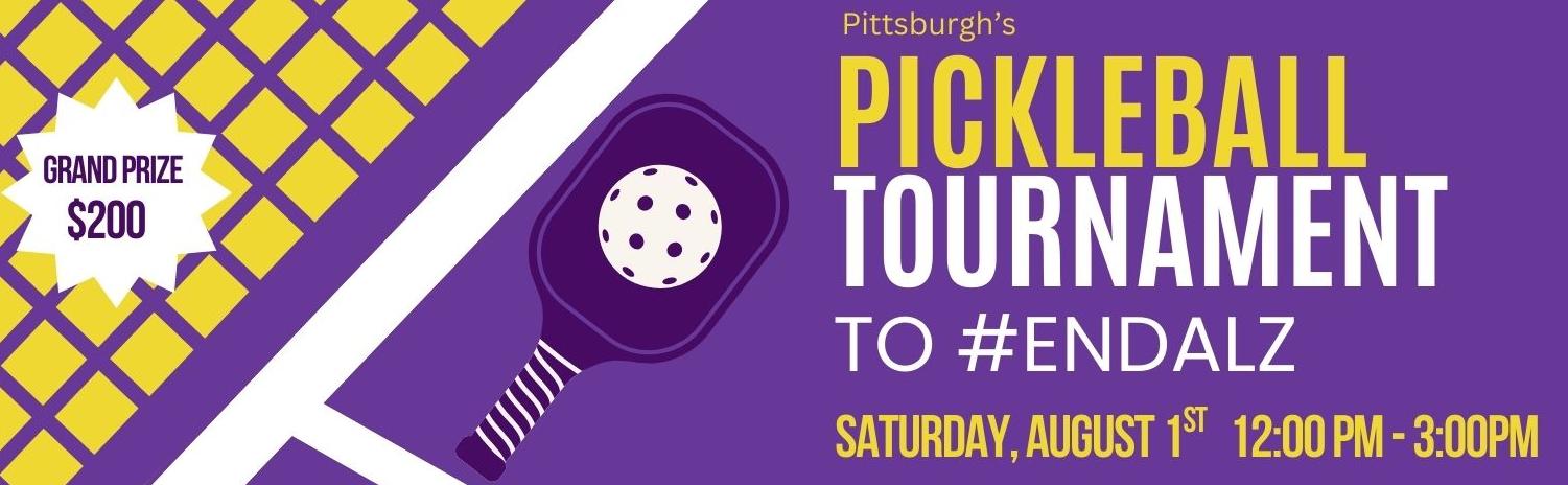 PIttsburgh's Pickleball Tournament to #EndAlz
