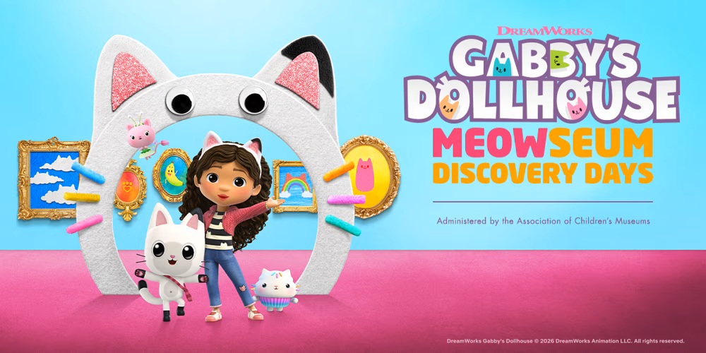 Gabby's Dollhouse MEOWseum Discovery Days at Children's Museum of Pittsburgh