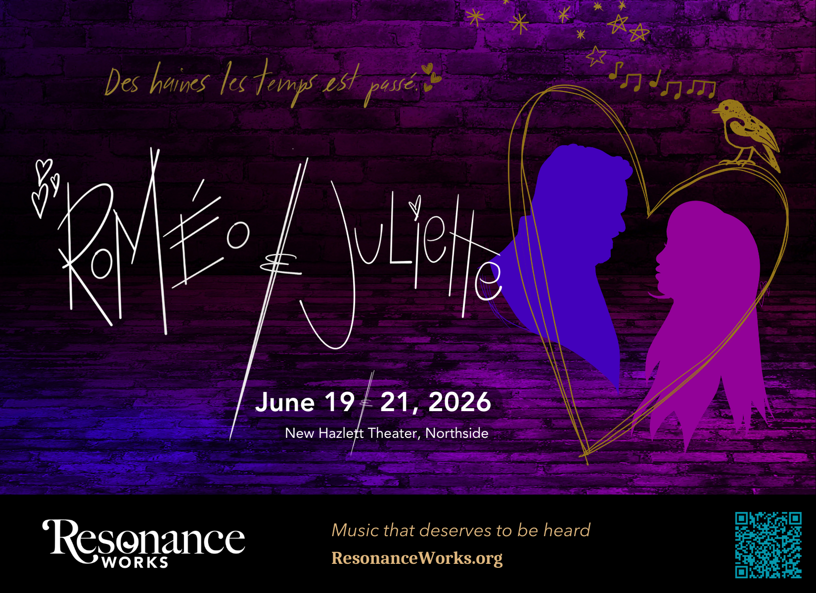 Resonance Works presents “ROMÉO & JULIETTE”