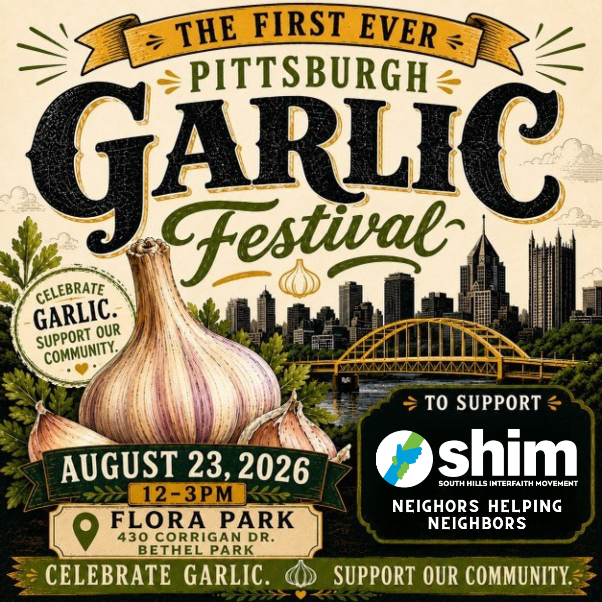 Pittsburgh Garlic Festival in support of SHIM