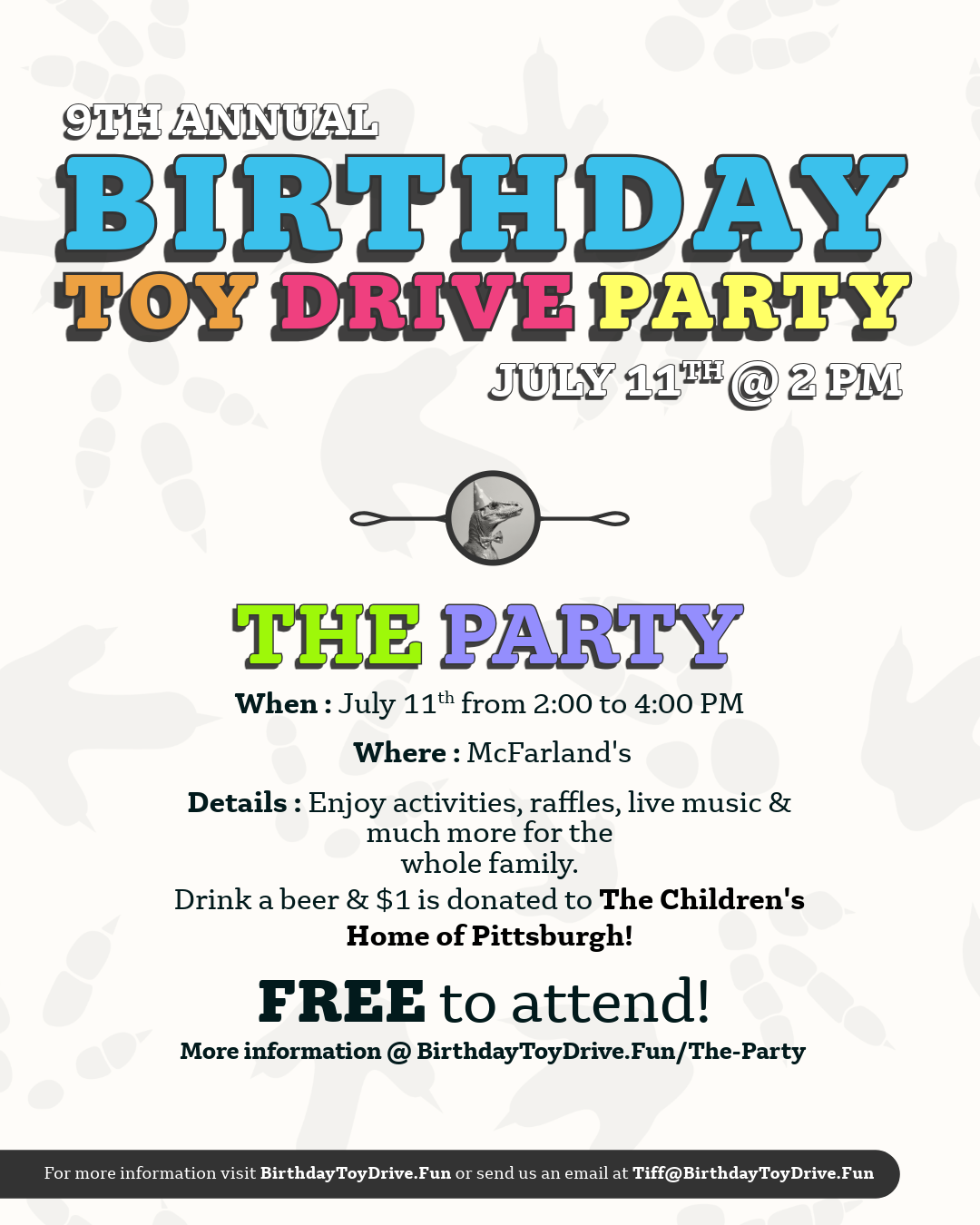 9th Annual Birthday Toy Drive Party