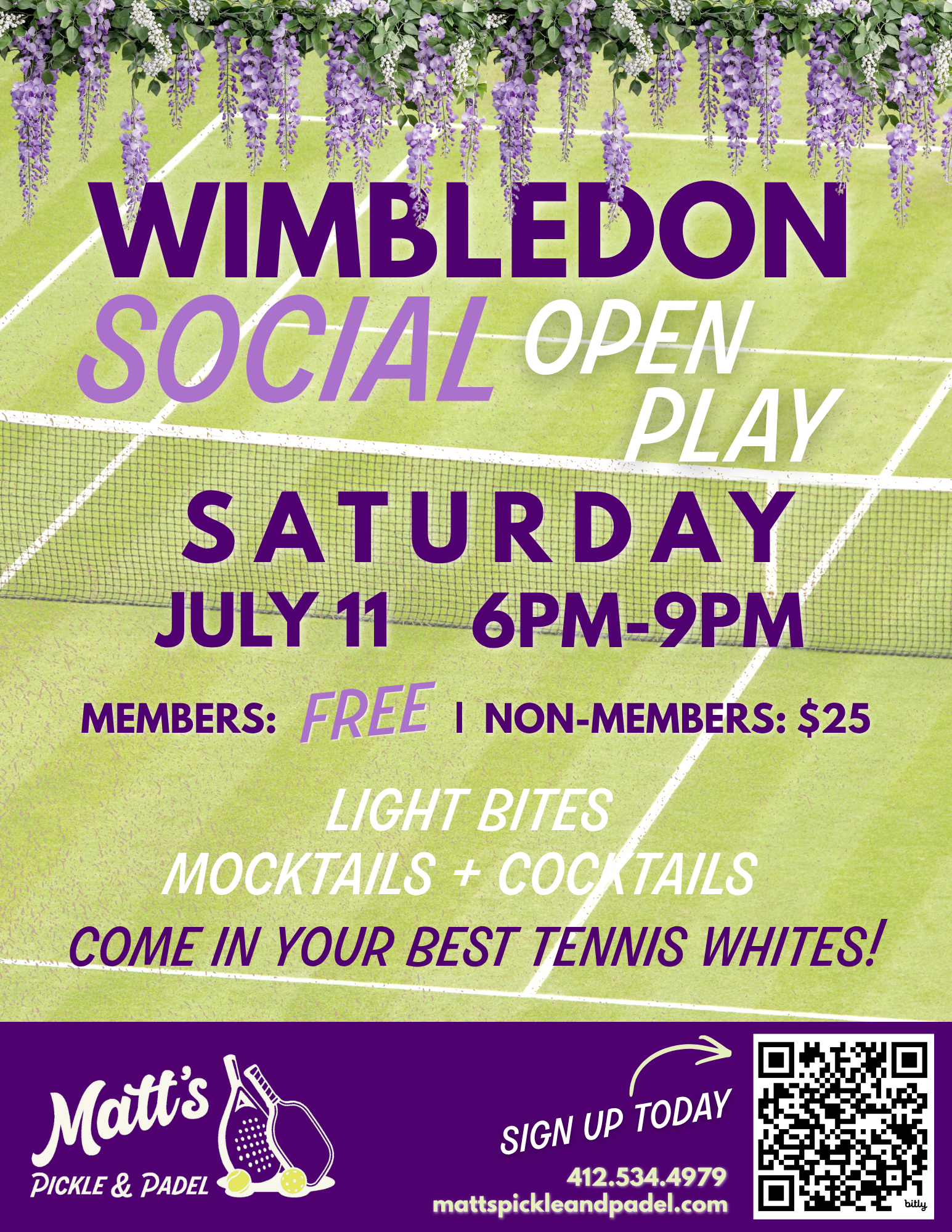 Matt's Pickle and Padel 2nd Annual Wimbledon Social