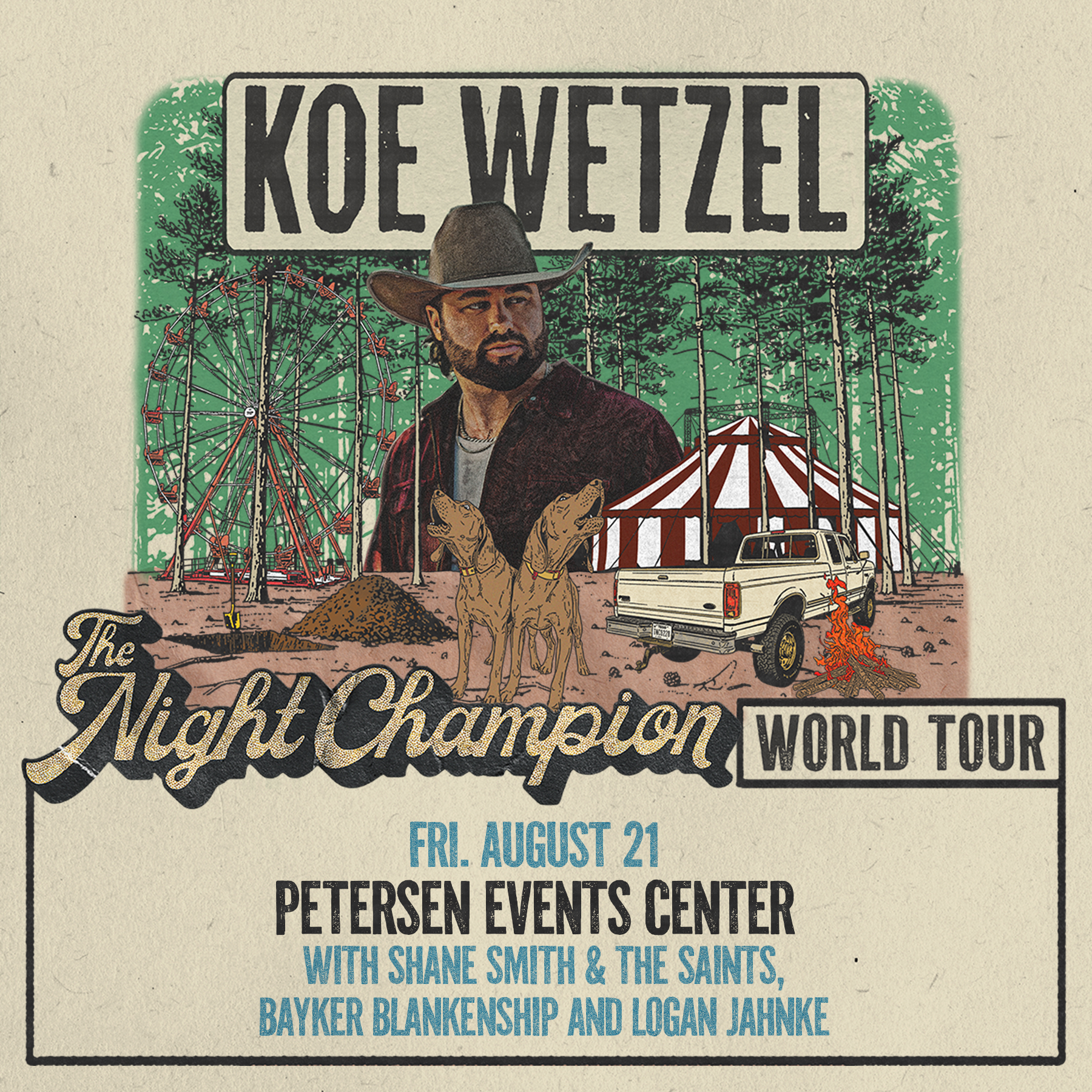 Koe Wetzel - The Night Champion World Tour
