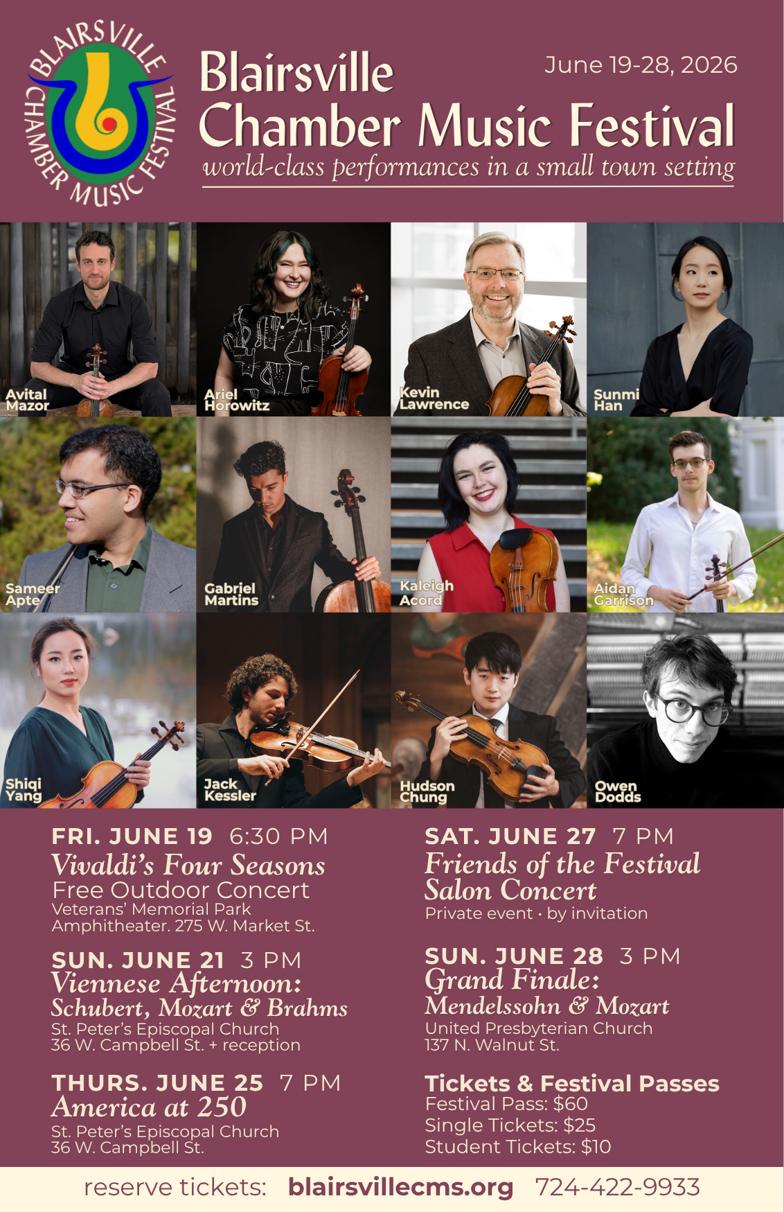 Blairsville Chamber Music Festival