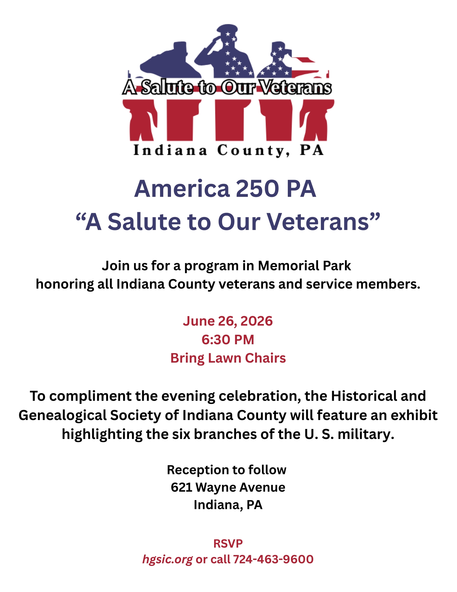 A Solute to Our Veterans - America 250 PA