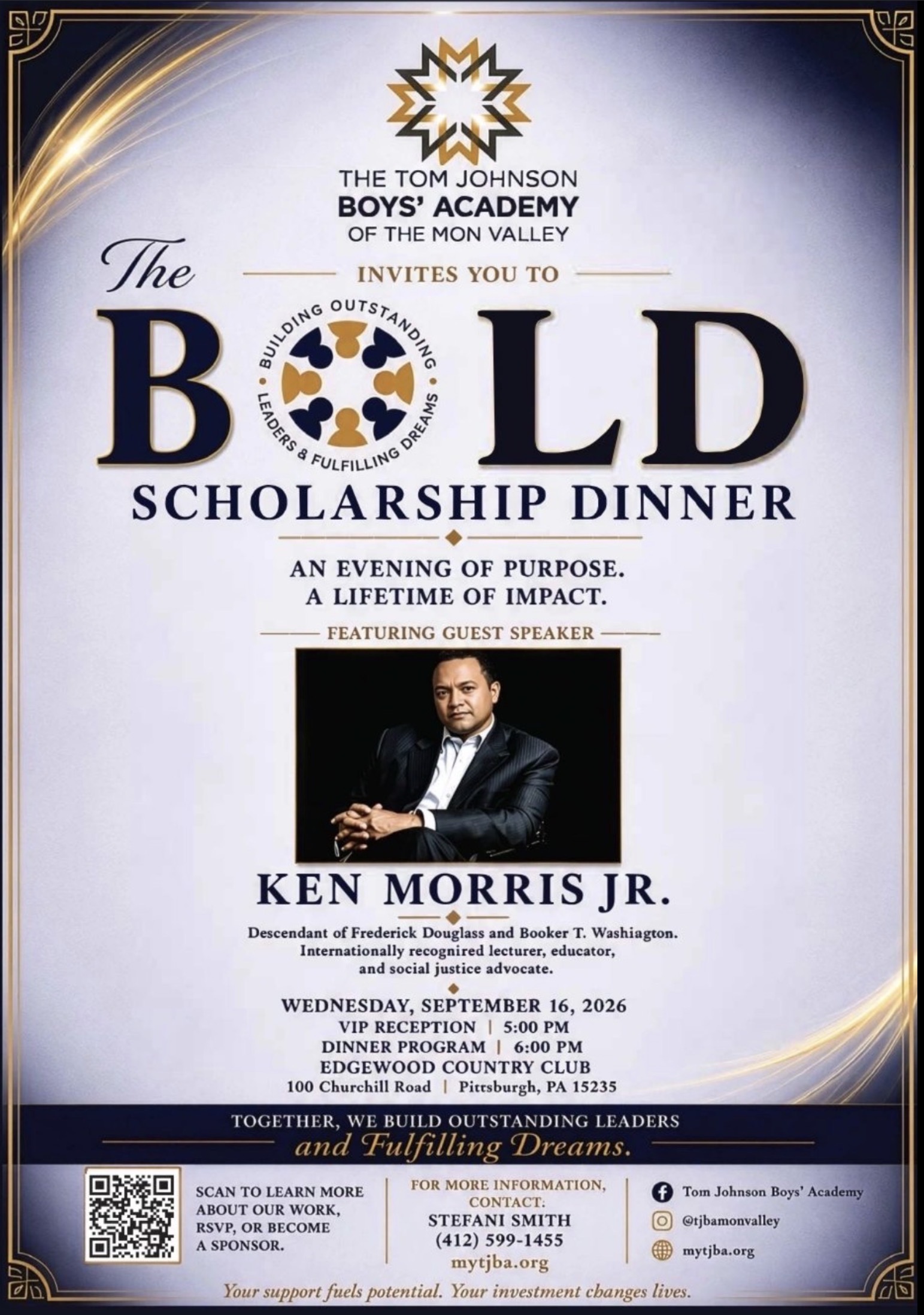 Tom Johnson Boys’ Academy of the Mon Valley 2026 BOLD Scholarship Dinner