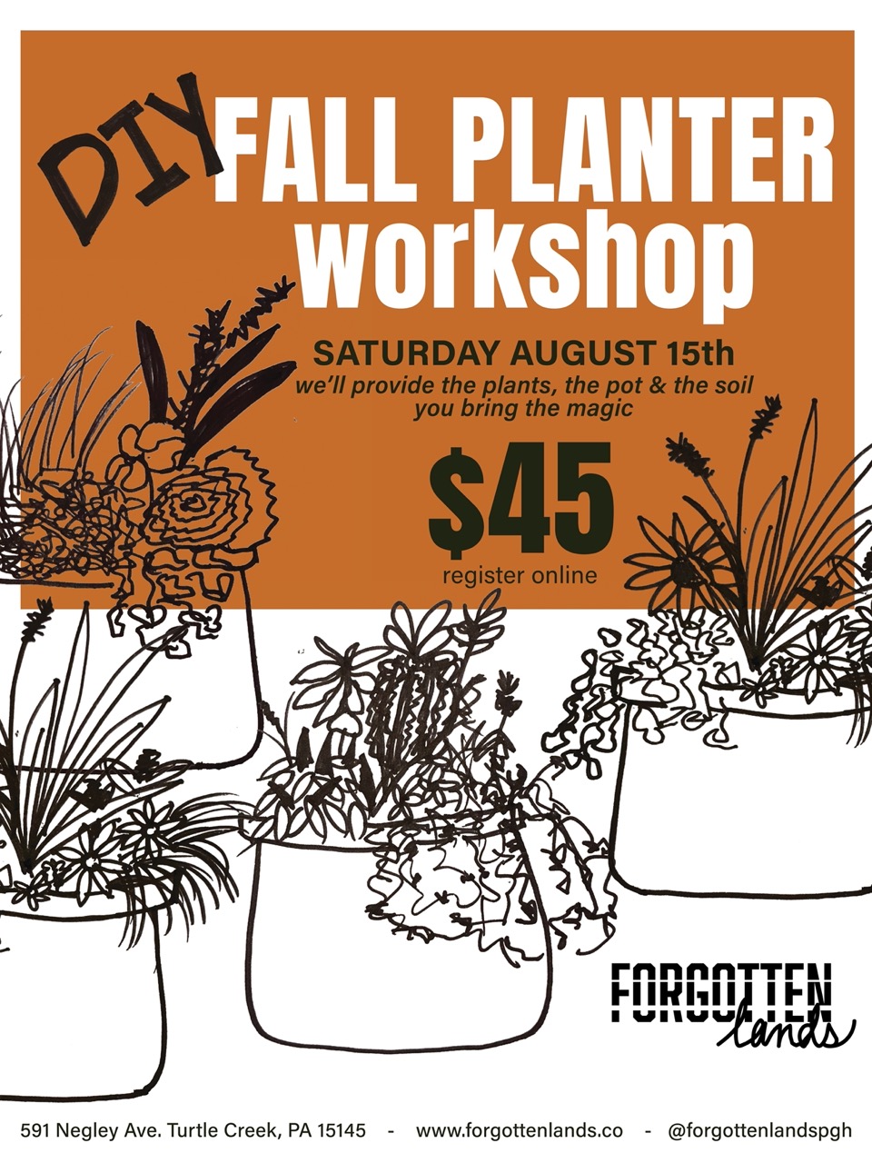 DIY Fall Planter Workshop