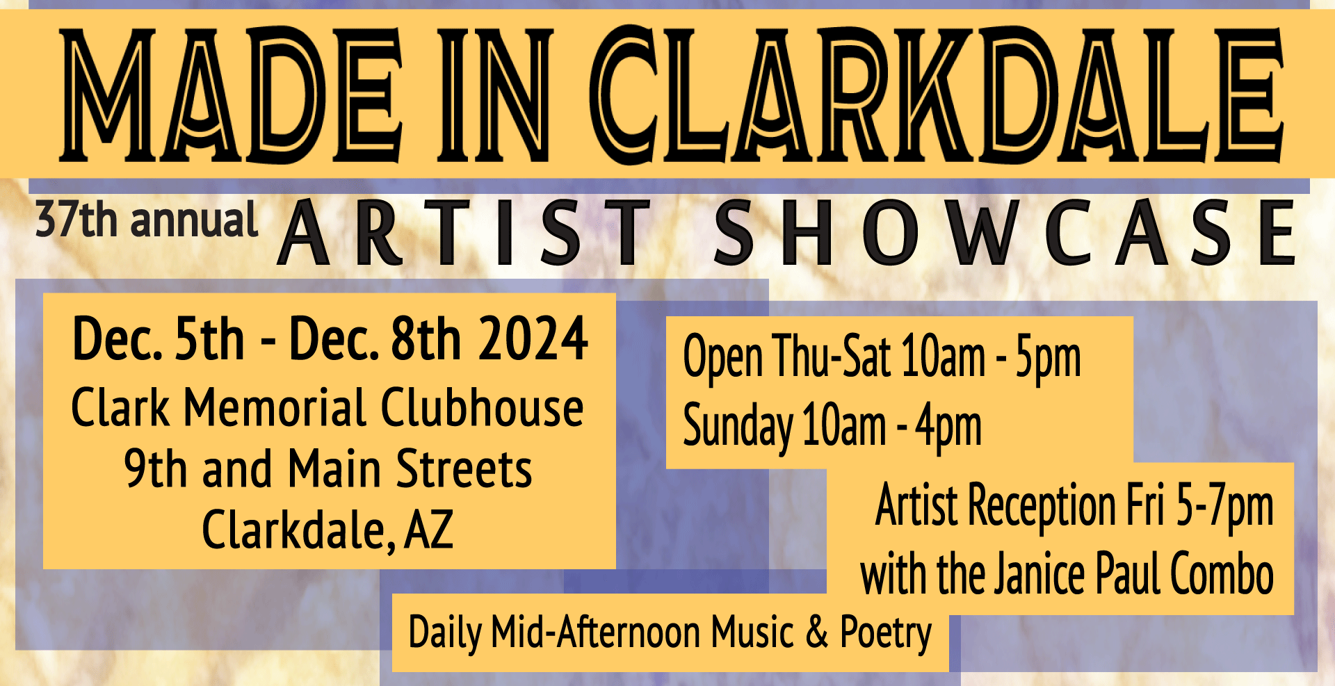 Made in Clarkdale Fine Art Exhibition