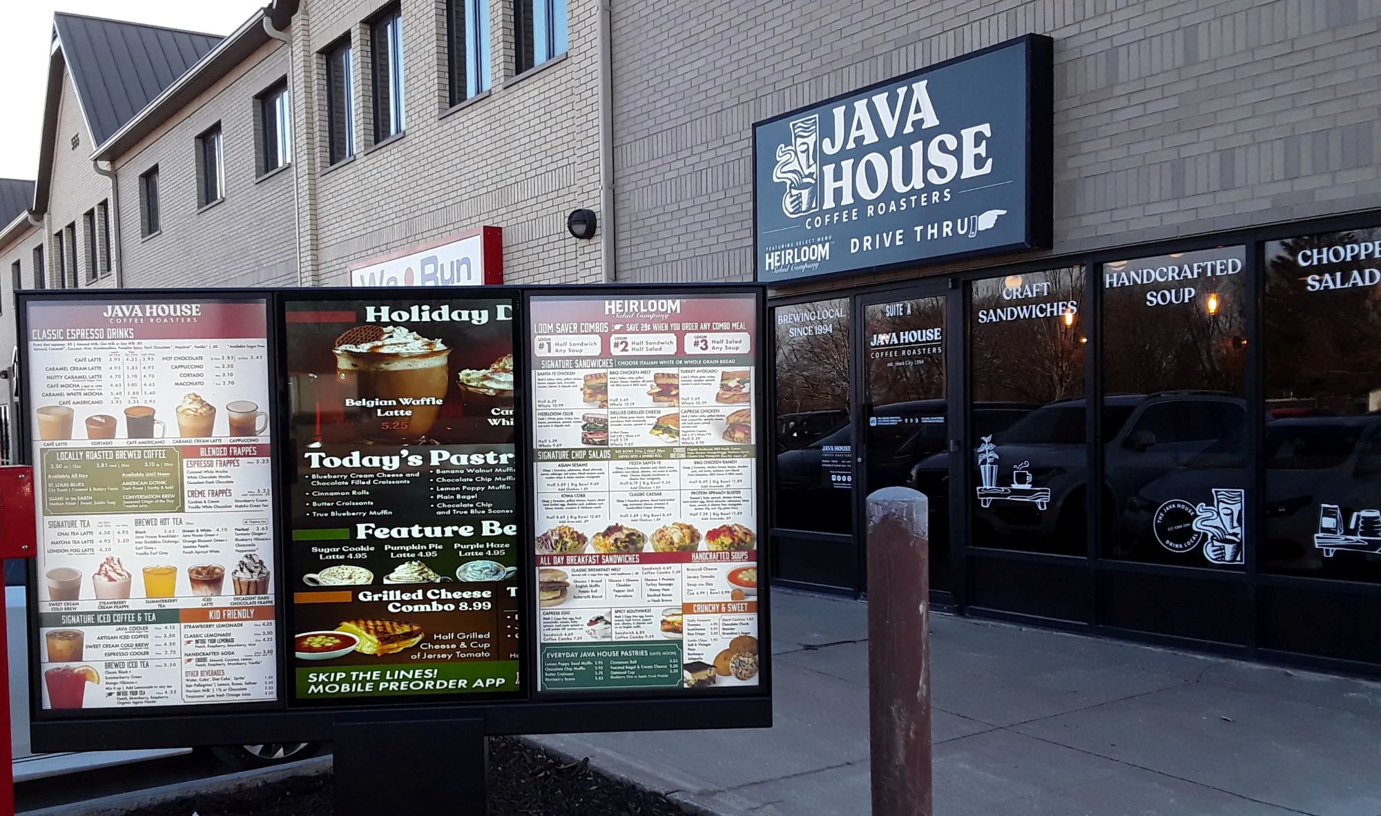 The Java House & Heirloom Salad Company - North Liberty