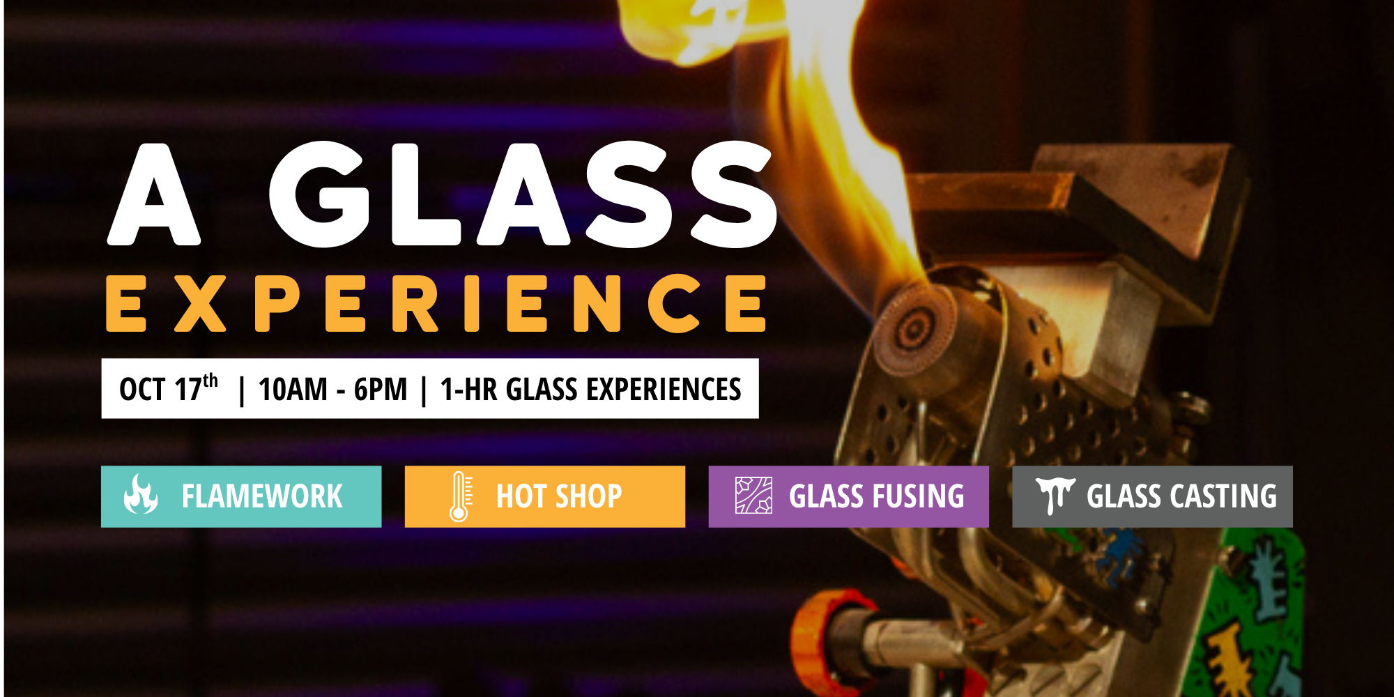 Michigan Hot Glass: A Glass Experience - Make 'N' Take Workshop