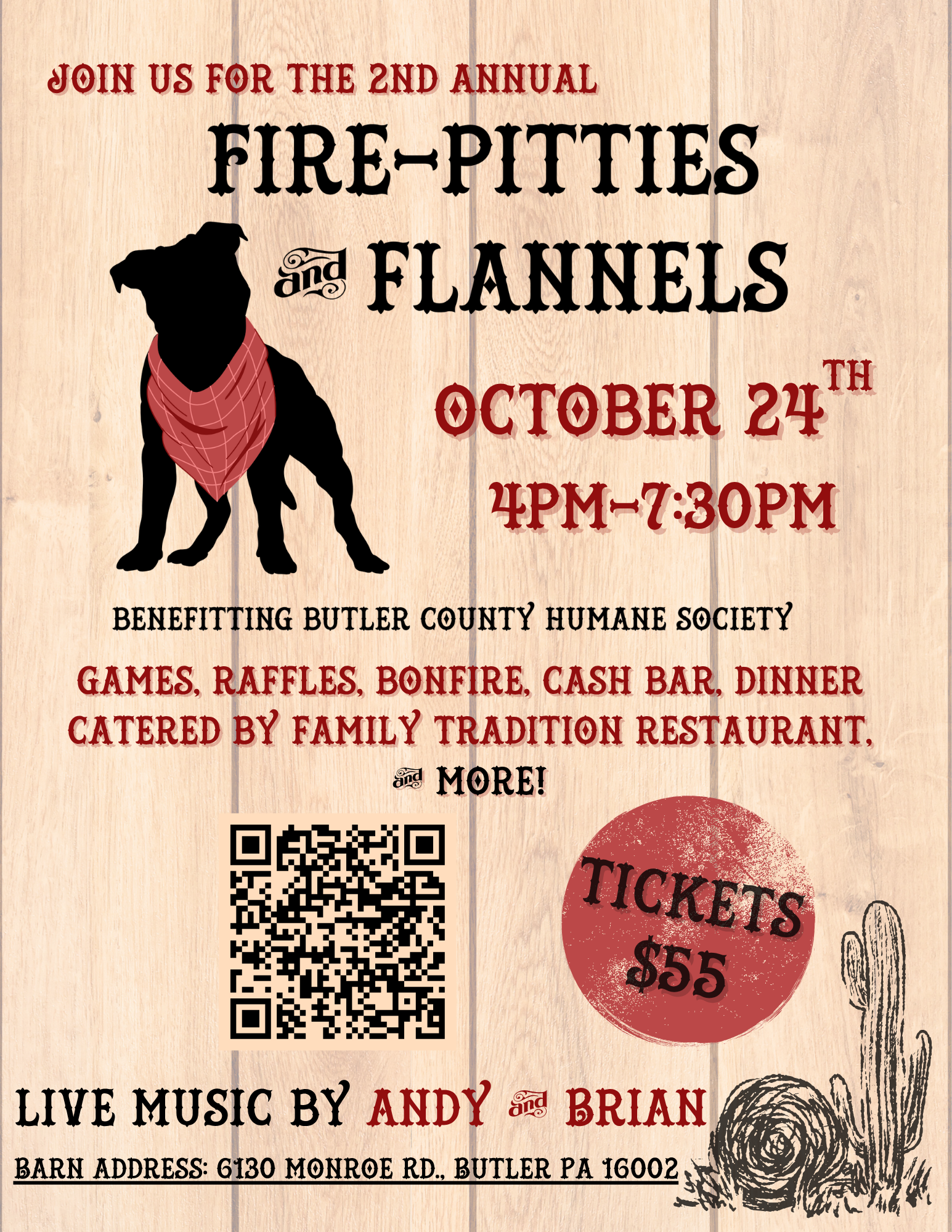 Fire-Pitties & Flannels