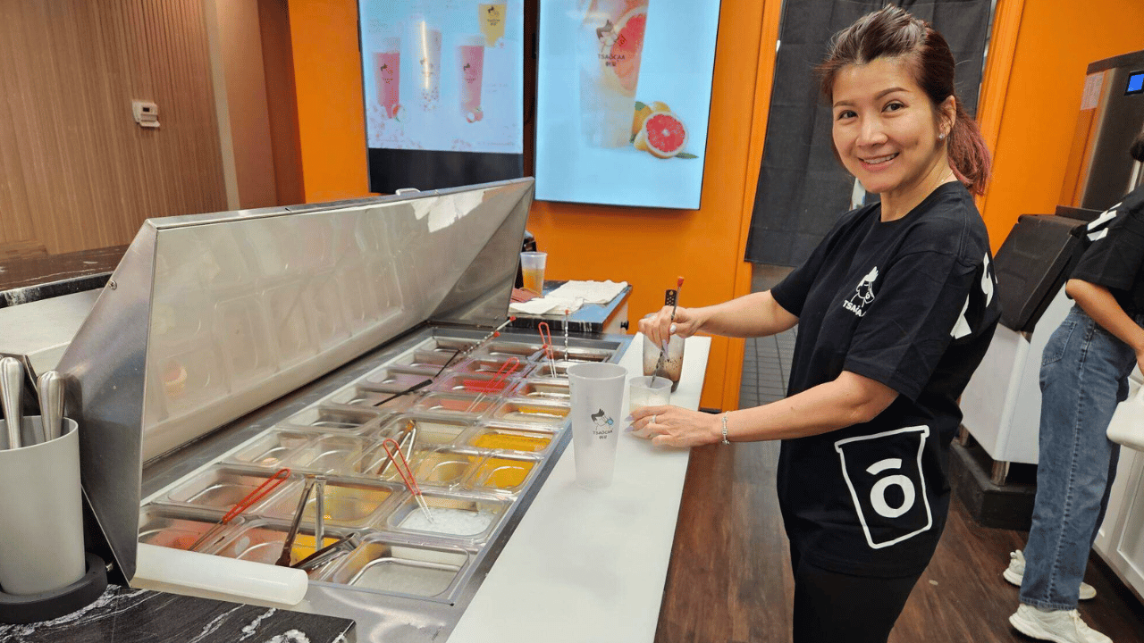 Premium bubble & fruit tea, milk teas, egg waffles, and light bites at Tsaocaa Boba Studio in Niles