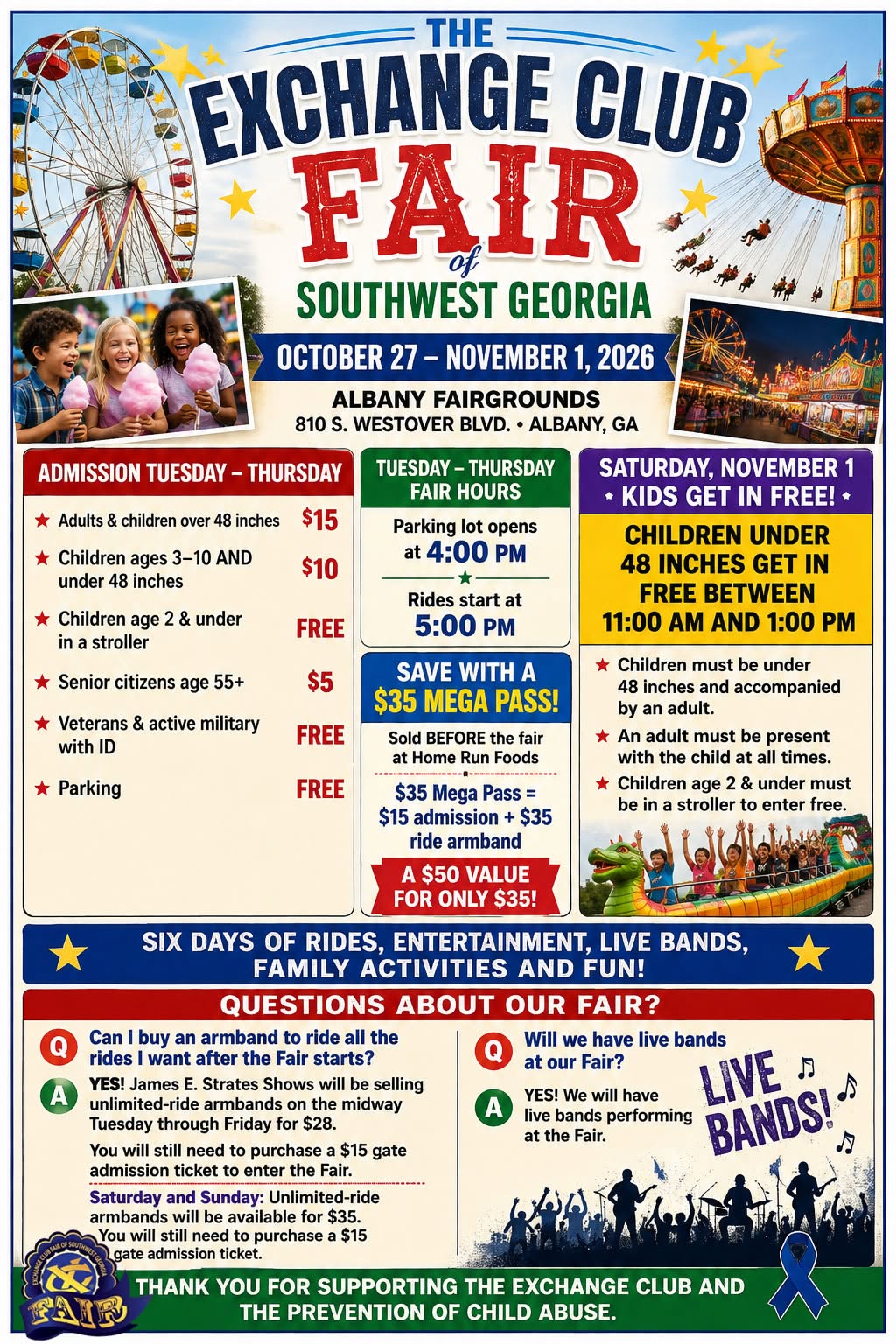 Annual Exchange Club Fair