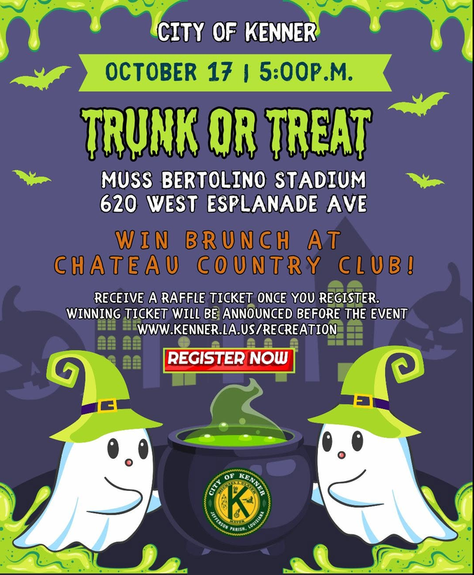 Muss Bertolino Playground: City of Kenner Trunk or Treat & Wildkat Wrestling