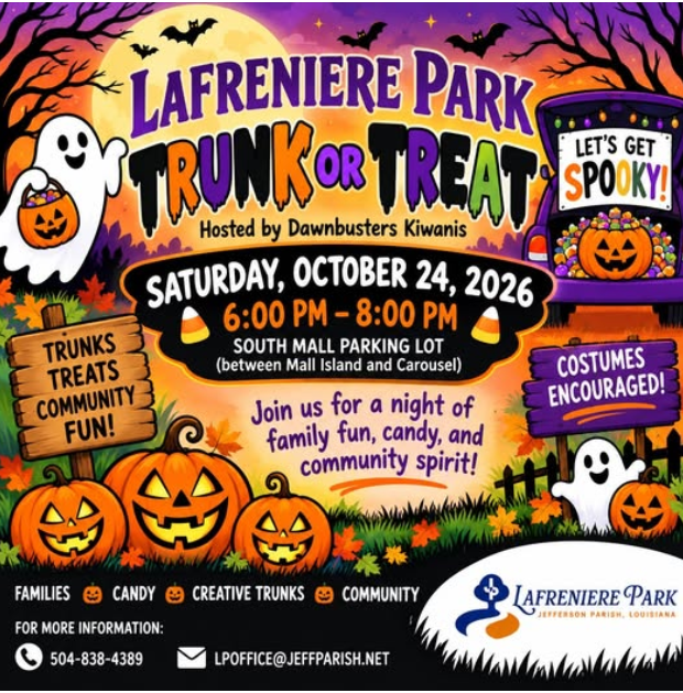 Trunk or Treat at Lafreniere Park