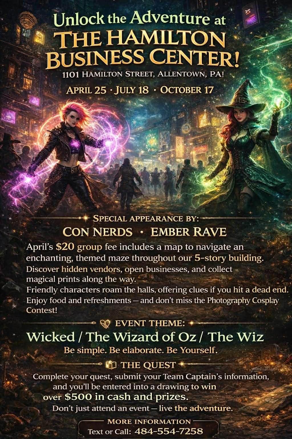 Hamilton Business Center 1101 Hamilton Street, Allentown, PA: The HBC Wicked Maze Event Adventure