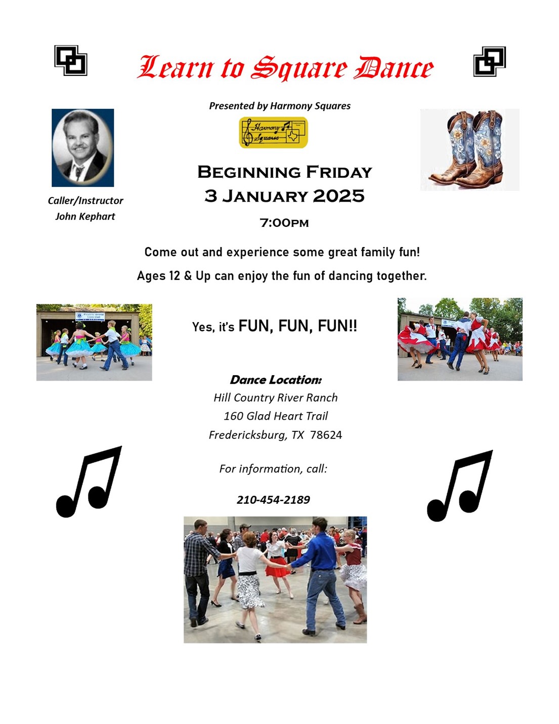 Square Dance and Dancing at Hill Country River Ranch