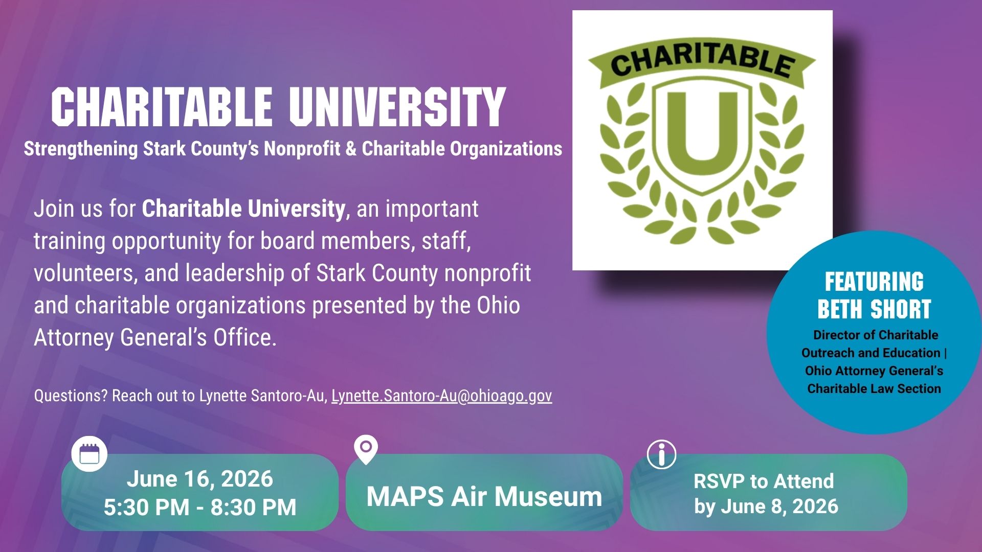 Charitable University Stark County 2026
