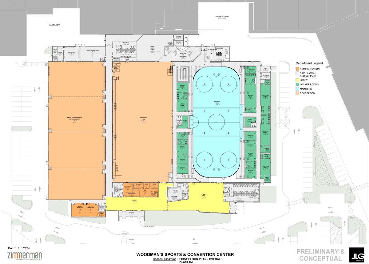 Woodman's Center Floor Plan January 2024